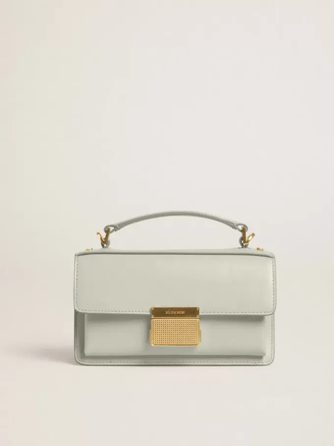 Bolso Venezia pequeño en piel gris mineral con detalles dorados Bolso Venezia pequeño en piel gris mineral con detalles dorados