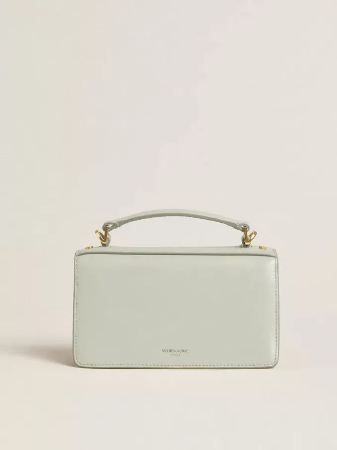 Bolso Venezia pequeño en piel gris mineral con detalles dorados Bolso Venezia pequeño en piel gris mineral con detalles dorados