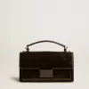 Bolso Venezia pequeño en piel metalizada negra con detalles negros Bolso Venezia pequeño en piel metalizada negra con detalles negros