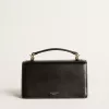 Bolso Venezia pequeño en piel negra con detalles dorados Bolso Venezia pequeño en piel negra con detalles dorados