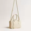 Bolso Vita en piel color mantequilla con detalles dorados Bolso Vita en piel color mantequilla con detalles dorados