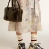 Bolso Vita en piel envejecida negra con detalles dorados Bolso Vita en piel envejecida negra con detalles dorados