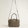 Bolso Vita en piel verde salvia con detalles dorados Bolso Vita en piel verde salvia con detalles dorados