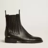 Botas Chelsea de mujer en piel negra Botas Chelsea de mujer en piel negra