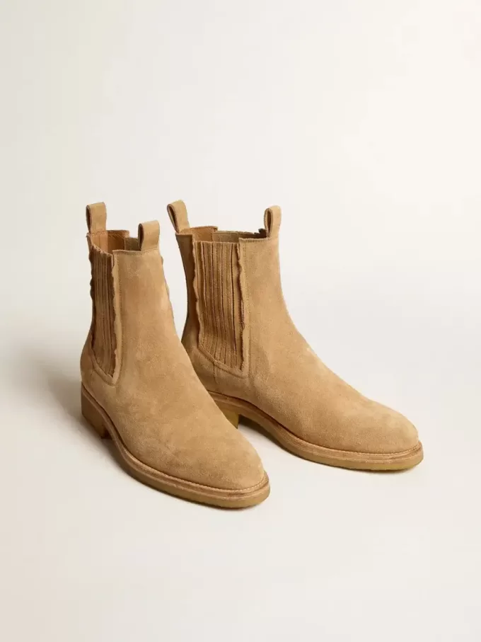 Botas Chelsea en ante color tabaco Botas Chelsea en ante color tabaco