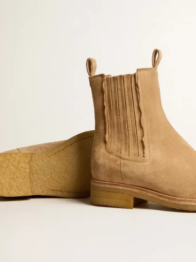 Botas Chelsea en ante color tabaco Botas Chelsea en ante color tabaco