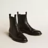 Botas Chelsea para hombre en piel negra Botas Chelsea para hombre en piel negra