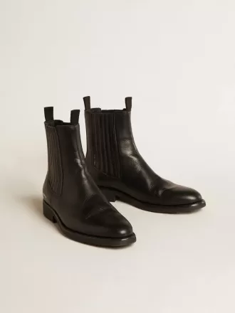 Botas Chelsea para hombre en piel negra