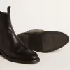 Botas Chelsea para hombre en piel negra Botas Chelsea para hombre en piel negra