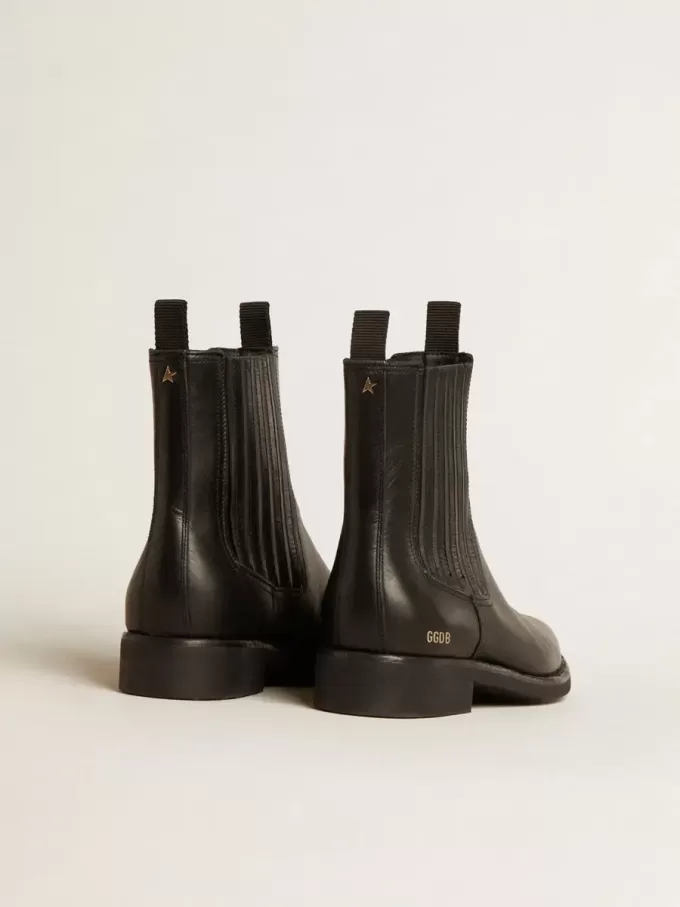Botas Chelsea para hombre en piel negra Botas Chelsea para hombre en piel negra