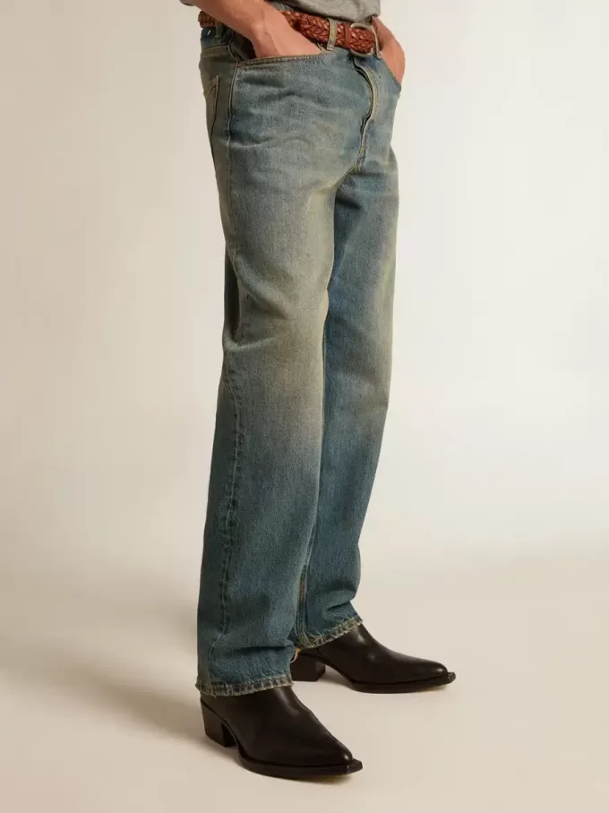Botas Debbie bajas para hombre en piel negra Botas Debbie bajas para hombre en piel negra