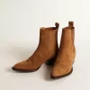 Botas Debbie de ante marrón Botas Debbie de ante marrón