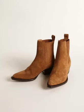 Botas Debbie de ante marrón