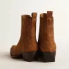 Botas Debbie de ante marrón Botas Debbie de ante marrón