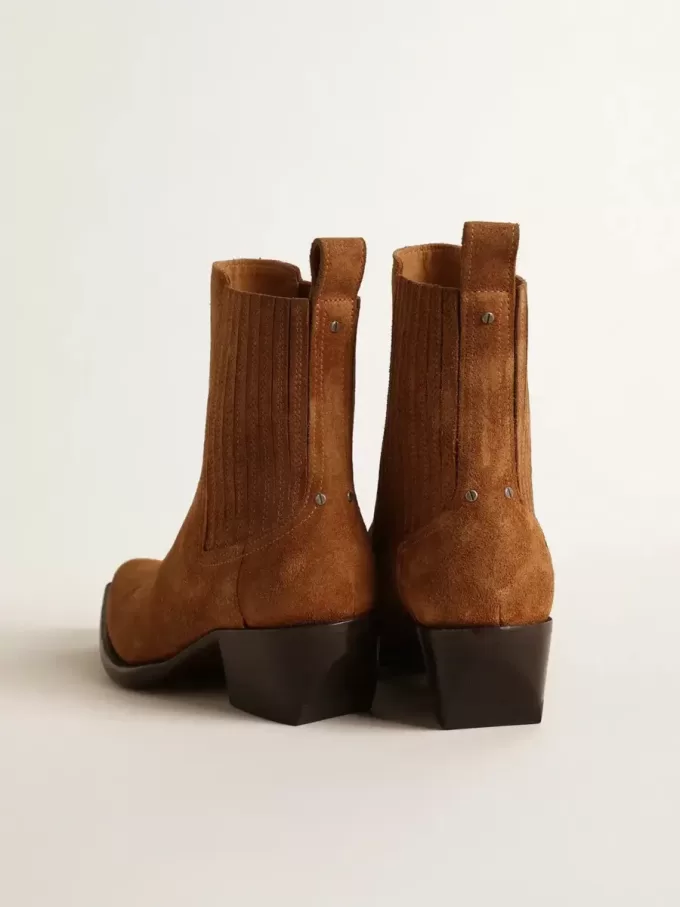 Botas Debbie de ante marrón Botas Debbie de ante marrón
