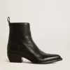 Botas Debbie para mujer en piel negra Botas Debbie para mujer en piel negra