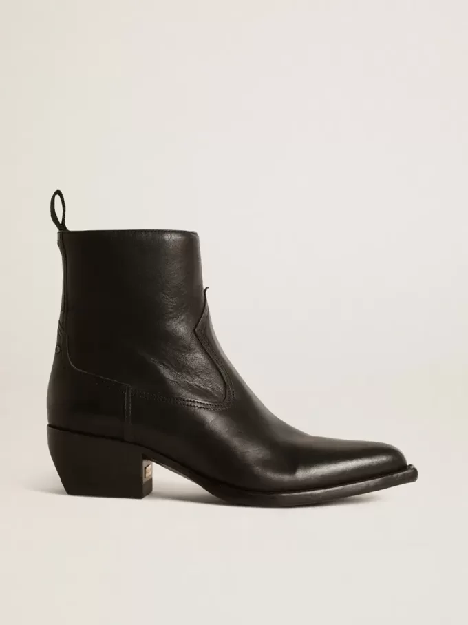 Botas Debbie para mujer en piel negra Botas Debbie para mujer en piel negra