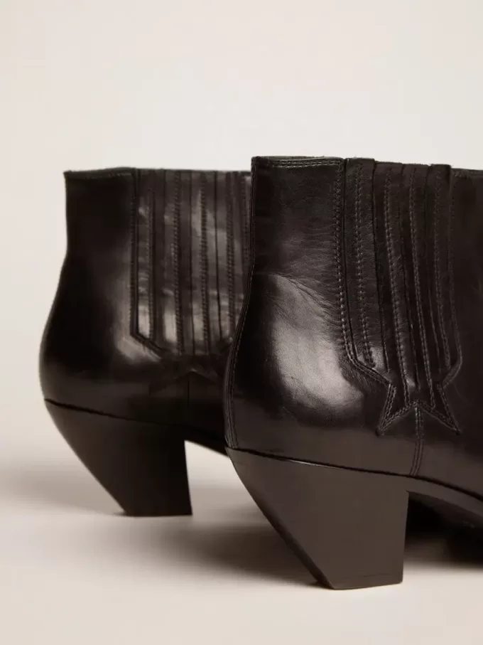 Botas Sunset para mujer en piel negra Botas Sunset para mujer en piel negra