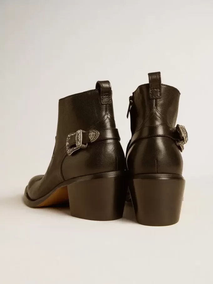 Botines Patty en piel negra Botines Patty en piel negra