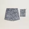 Boxers para hombre con estampado marino azul claro y blanco