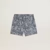 Boxers para hombre con estampado marino azul claro y blanco