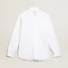 Camisa blanca de algodón Camisa blanca de algodón