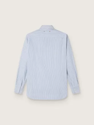 Camisa de mujer con rayas estrechas