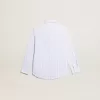 Camisa de niño con rayas azul claro