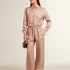 Camisa rosa de viscosa para mujer con estampado floral Camisa rosa de viscosa para mujer con estampado floral