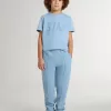 Camiseta azul claro para niño con estampado
