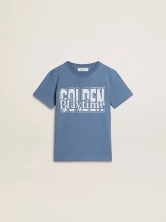 camiseta azul para nio con estampado blanco 1 330x440 - Camiseta azul para ni&ntilde;o con estampado blanco