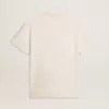 Camiseta blanca de estilo vintage para hombre con estampado en la parte delantera