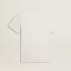 Camiseta de algodón blanco desgastado para hombre con letras negras Camiseta de algodón blanco desgastado para hombre con letras negras
