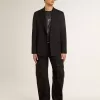 Camiseta de algodón negro desgastado para hombre con estampado en la parte delantera Camiseta de algodón negro desgastado para hombre con estampado en la parte delantera