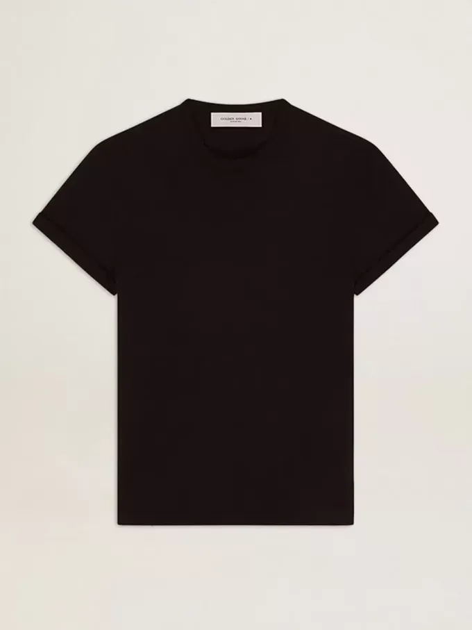 Camiseta desgastada Golden Collection en negro vintage Camiseta desgastada Golden Collection en negro vintage