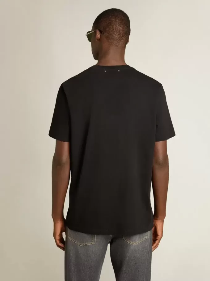 Camiseta desgastada Golden Collection en negro vintage Camiseta desgastada Golden Collection en negro vintage