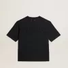 Camiseta en negro lavado con logotipo invertido en la espalda – Jersey Capsule Camiseta en negro lavado con logotipo invertido en la espalda – Jersey Capsule