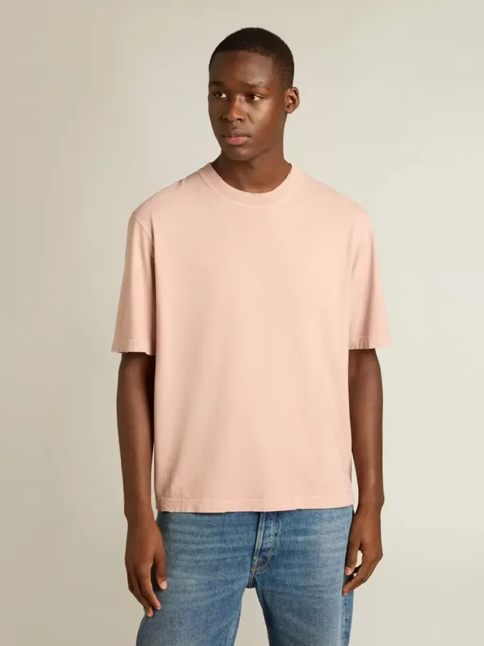 Camiseta rosa empolvado con logotipo invertido en la espalda – Jersey Capsule Camiseta rosa empolvado con logotipo invertido en la espalda – Jersey Capsule