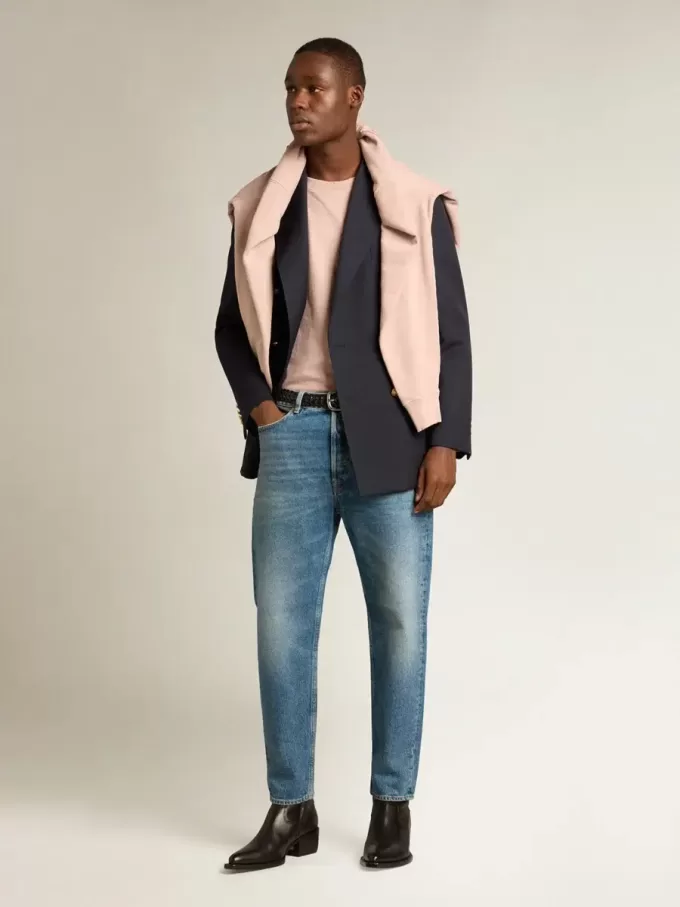 Camiseta rosa empolvado con logotipo invertido en la espalda – Jersey Capsule Camiseta rosa empolvado con logotipo invertido en la espalda – Jersey Capsule