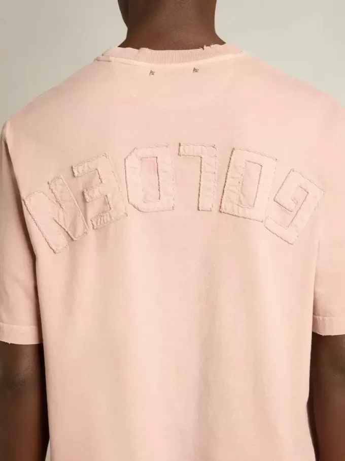Camiseta rosa empolvado con logotipo invertido en la espalda – Jersey Capsule Camiseta rosa empolvado con logotipo invertido en la espalda – Jersey Capsule