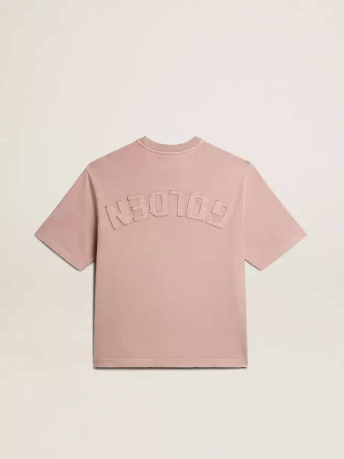 Camiseta rosa empolvado con logotipo invertido en la espalda – Jersey Capsule Camiseta rosa empolvado con logotipo invertido en la espalda – Jersey Capsule