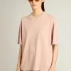 Camiseta rosa empolvado con logotipo invertido en la espalda – Jersey Capsule Camiseta rosa empolvado con logotipo invertido en la espalda – Jersey Capsule