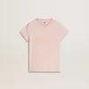 Camiseta rosa para niña con estampado rosa en la parte delantera Camiseta rosa para niña con estampado rosa en la parte delantera