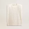 Camiseta sin mangas blanca envejecida adornada con cristales Camiseta sin mangas blanca envejecida adornada con cristales