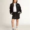 Cazadora bomber para niño en lana azul oscuro