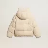 Chaqueta acolchada ecológica con cremallera y capucha Chaqueta acolchada ecológica con cremallera y capucha