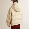 Chaqueta acolchada ecológica con cremallera y capucha Chaqueta acolchada ecológica con cremallera y capucha