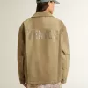 Chaqueta acolchada unisex en tonos caqui Chaqueta acolchada unisex en tonos caqui