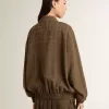 Chaqueta bomber de lana para mujer Chaqueta bomber de lana para mujer