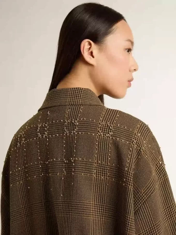 Chaqueta bomber de lana para mujer Chaqueta bomber de lana para mujer